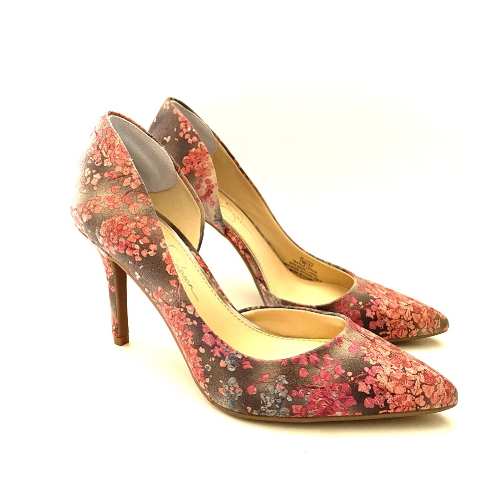 NEW Jessica Simpson JP-Livvy Vintage Floral Heels